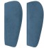 Cabecero de terciopelo azul oscuro 183x23x78/88