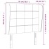 Cabecero con orejas de terciopelo rosa 93x23x118/128