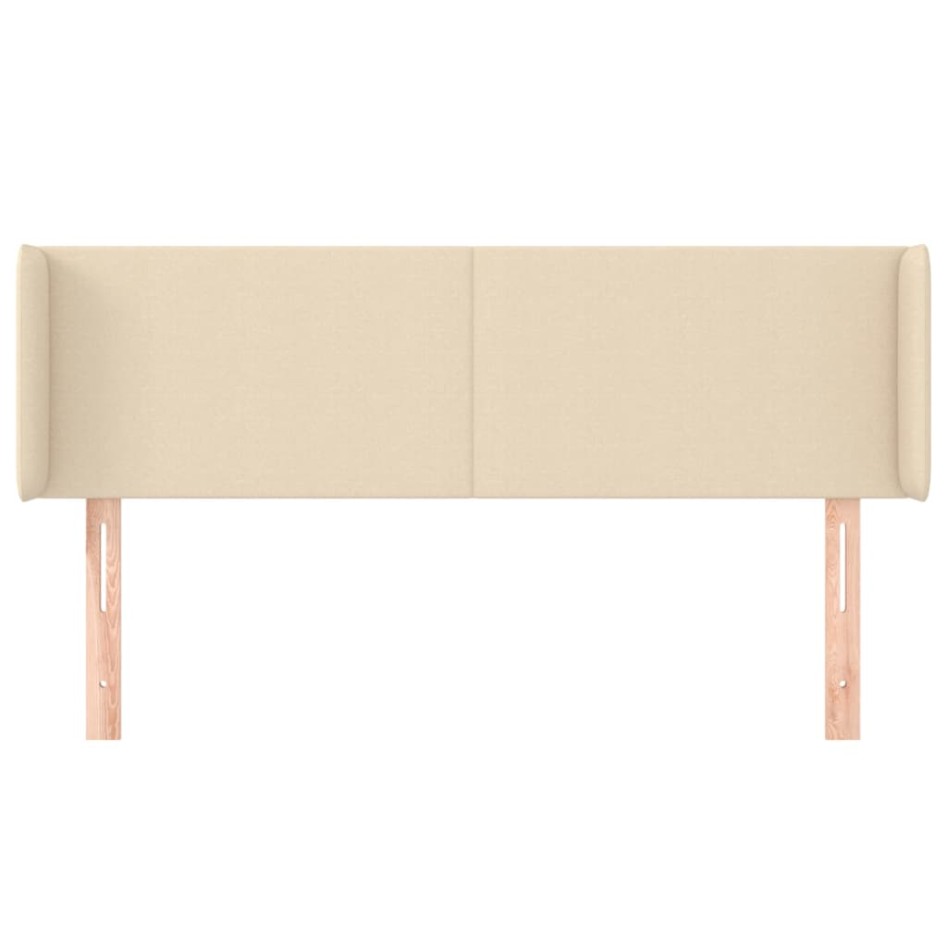 Cabecero de tela color crema 147x16x78/88