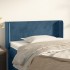 Cabecero de terciopelo azul oscuro 93x16x78/88