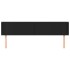 Cabecero de cuero sintético negro 203x16x78/88