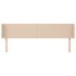 Cabecero de cuero sintético color capuchino 163x16x78/88