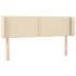 Cabecero de tela color crema 147x16x78/88