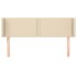 Cabecero de tela color crema 147x16x78/88