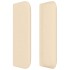 Cabecero de tela color crema 147x16x78/88