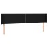 Cabecero de tela negro 183x16x78/88