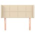 Cabecero de tela color crema 93x16x78/88