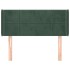 Cabecero de terciopelo verde oscuro 103x16x78/88
