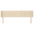 Cabecero de tela color crema 203x16x78/88