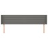 Cabecero de tela gris oscuro 183x16x78/88