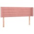 Cabecero de terciopelo rosa 147x16x78/88