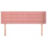 Cabecero de terciopelo rosa 147x16x78/88