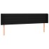 Cabecero de tela negro 163x16x78/88