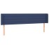 Cabecero de tela azul 183x16x78/88