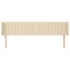 Cabecero de tela color crema 163x16x78/88