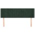 Cabecero de terciopelo verde oscuro 147x16x78/88