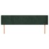 Cabecero de terciopelo verde oscuro 183x16x78/88