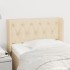 Cabecero de tela color crema 83x16x78/88