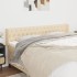 Cabecero de tela color crema 203x16x78/88