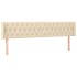 Cabecero de tela color crema 203x16x78/88