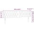 Cabecero de tela color crema 203x16x78/88