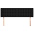 Cabecero de tela negro 147x16x78/88