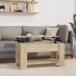 Mesa de centro madera de ingeniería roble Sonoma 101x49x52