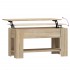 Mesa de centro madera de ingeniería roble Sonoma 101x49x52