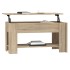 Mesa de centro madera de ingeniería roble Sonoma 101x49x52