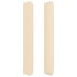 Cabecero con orejas de tela color crema 103x16x118/128