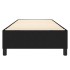 Estructura de cama sin colchón tela negro 80x200