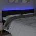 Cabecero con LED de tela negro 200x5x78/88