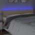 Cabecero con LED de tela color crema 200x5x78/88