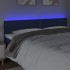 Cabecero con LED de tela azul 160x5x78/88