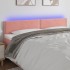Cabecero con LED de terciopelo rosa 200x5x78/88