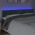 Cabecero con LED de terciopelo verde oscuro 200x5x78/88