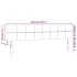 Cabecero con LED de terciopelo gris claro 180x5x78/88