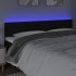 Cabecero con LED de tela negro 180x5x78/88