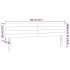 Cabecero con LED de terciopelo gris claro 160x5x78/88