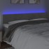 Cabecero con LED de terciopelo gris claro 180x5x78/88
