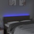Cabecero con LED de tela gris taupe 144x5x78/88