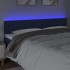 Cabecero con LED de tela azul 200x5x78/88