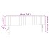 Cabecero con LED de terciopelo rosa 180x5x78/88