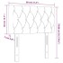 Cabecero con LED de terciopelo rosa 80x7x78/88
