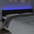 Cabecero con LED de tela negro 200x5x78/88