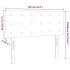 Cabecero con LED de terciopelo rosa 100x5x78/88