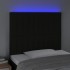 Cabecero con luces LED tela negro 90x5x118/128
