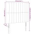 Cabecero con luces LED terciopelo rosa 90x5x118/128
