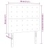 Cabecero con luces LED terciopelo rosa 80x5x118/128