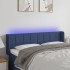 Cabecero con LED de tela azul 147x16x78/88